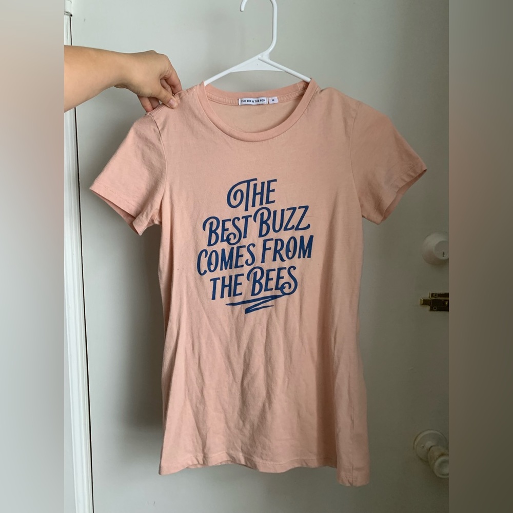 The Best Buzz Comes From The Bees T-Shirt The Bee and The Fox